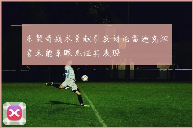东契奇战术贡献引发讨论雷迪克坦言未能亲眼见证其表现